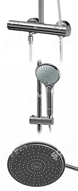 GROHE Blissful Bath Set 3D model image 2