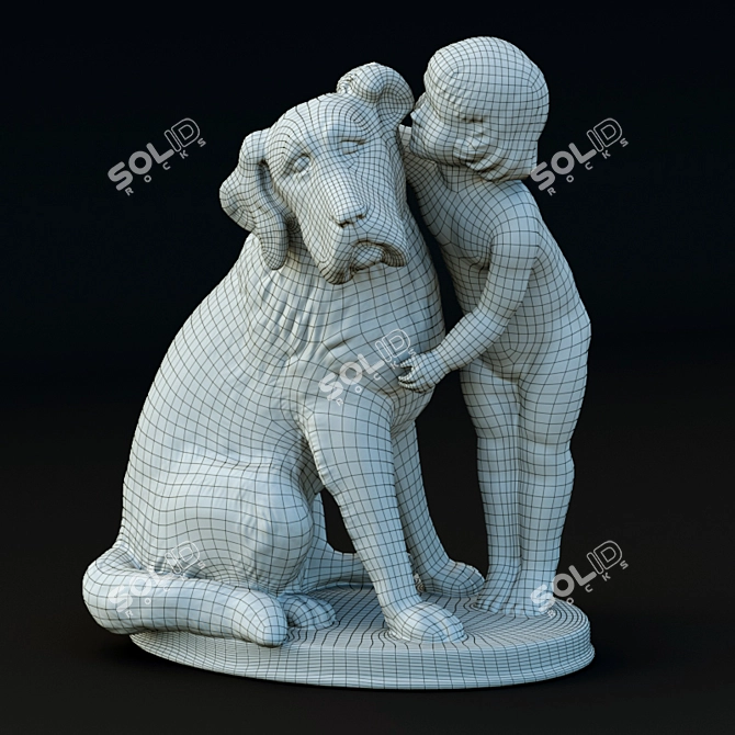Secret Treasure: Porcelain Sculpture 3D model image 3