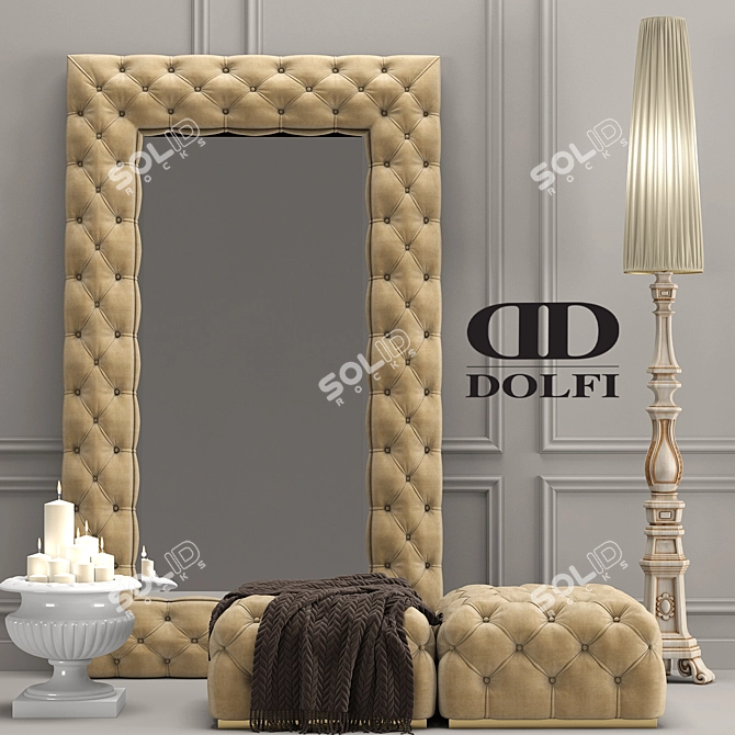 Dolfi Mirror 4030: Elegant Reflection 3D model image 1