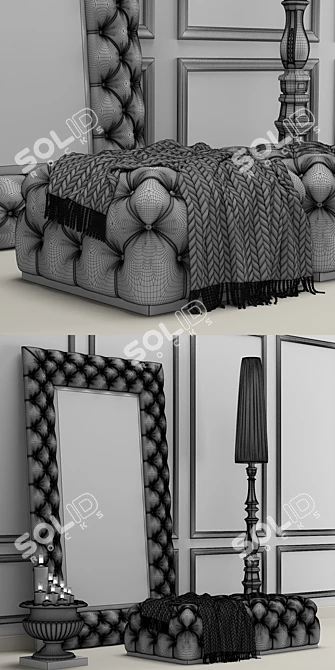 Dolfi Mirror 4030: Elegant Reflection 3D model image 3