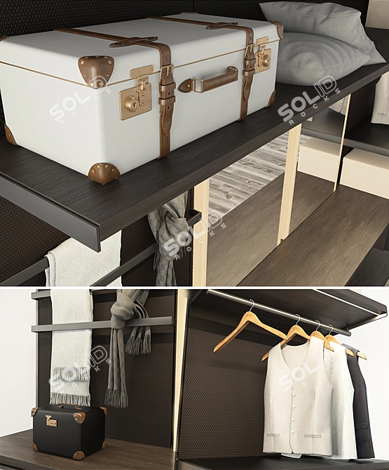 2016 Molteni & C Master Dressing: Elegant and Versatile Storage Solution 3D model image 2