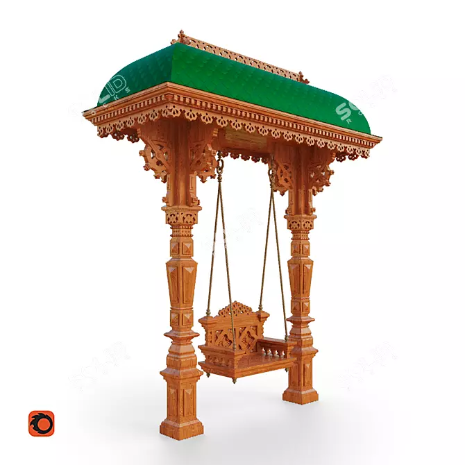 Royal Swing Set 3D model image 1