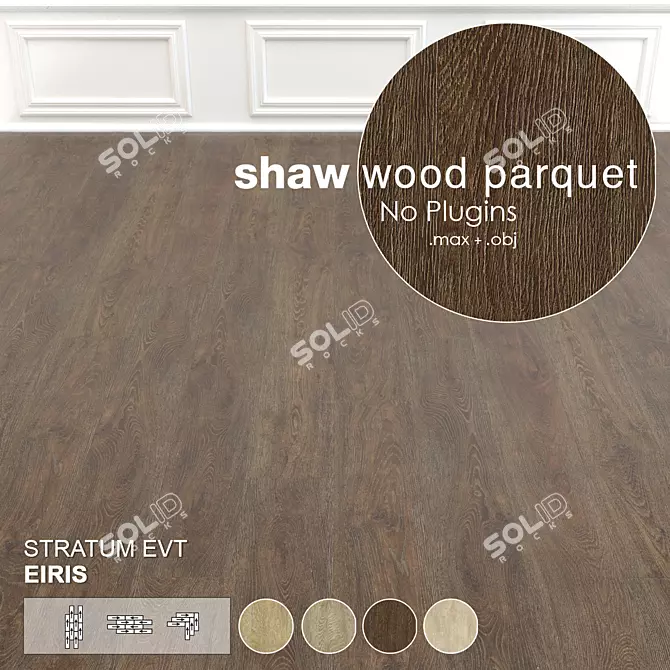 Shaw Wood Parquet Collection 3D model image 1