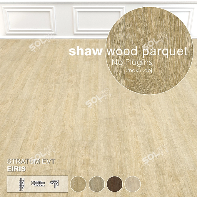 Shaw Wood Parquet Collection 3D model image 2