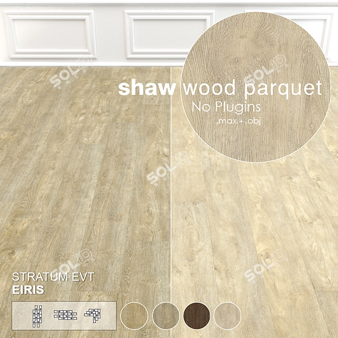 Shaw Wood Parquet Collection 3D model image 3