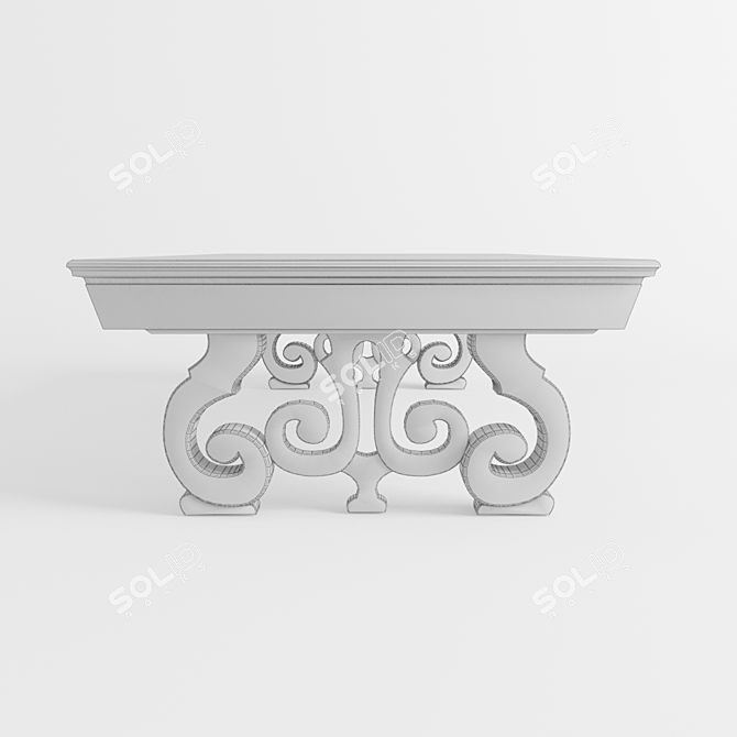 Artistic BROTTO Table: VA 1072R 3D model image 3