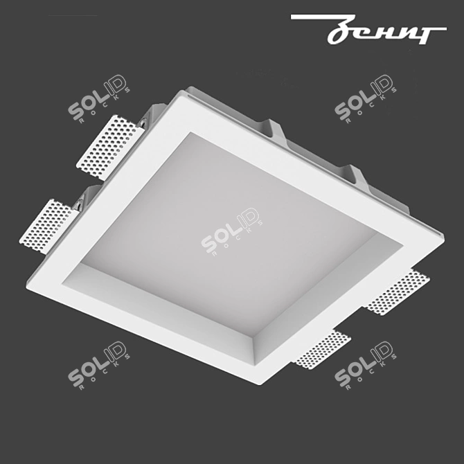 Zenit STP A25 200x200 LED Ceiling Lights 3D model image 1