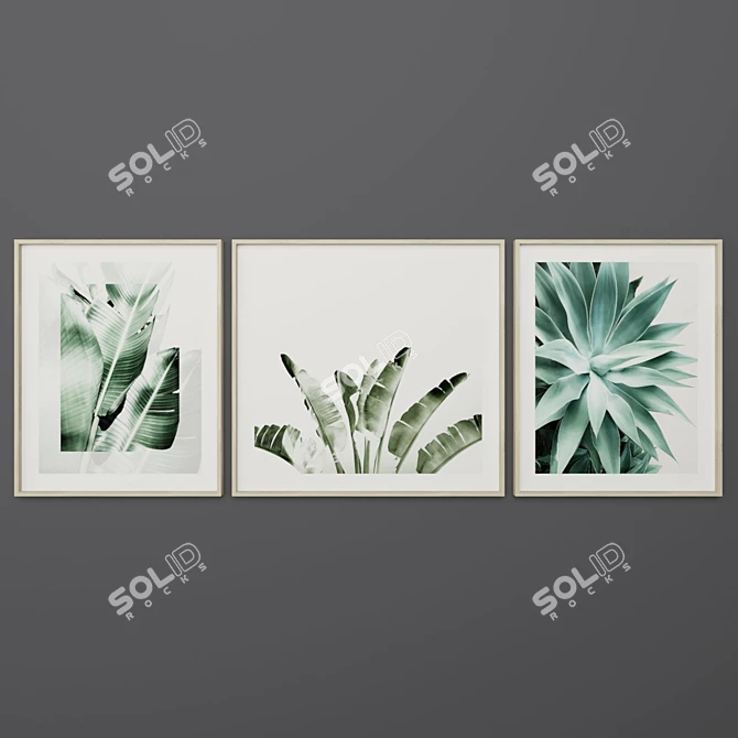 Exotic Print 3D Model Set 3D model image 1