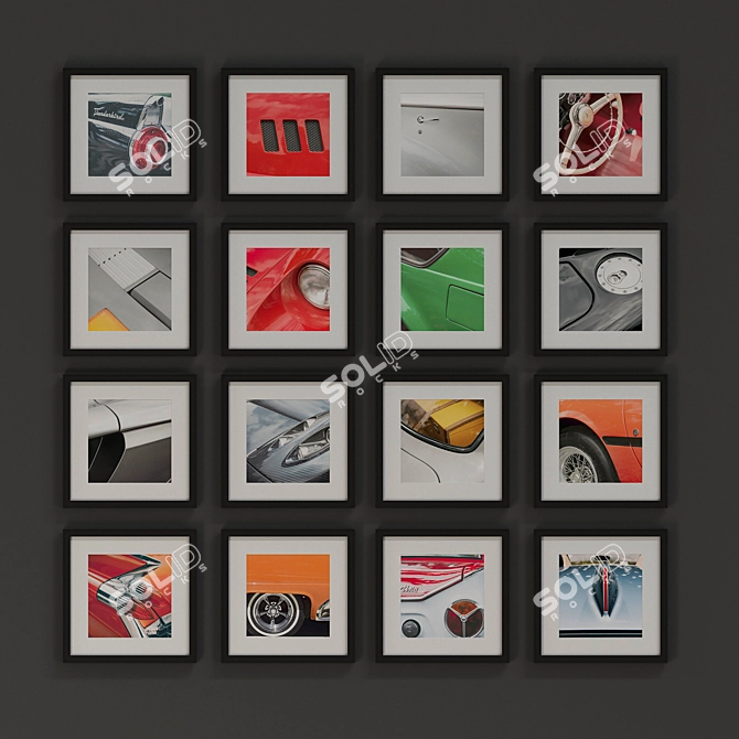 9-Piece Painting Set | "Cars. Perfection in Detail 3D model image 2