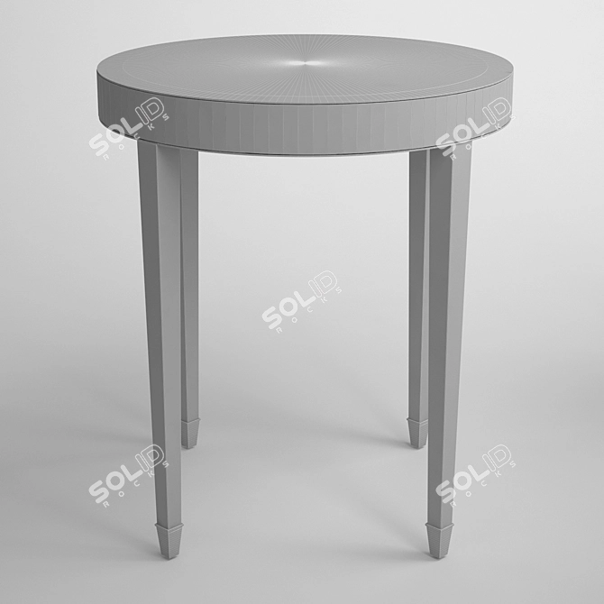 Garda Decor Glass Magazine Table - Elegant and Functional 3D model image 2