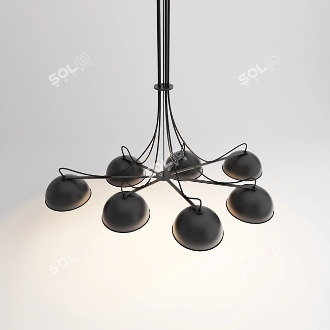 IllumiSteps Ceiling Light 3D model image 1