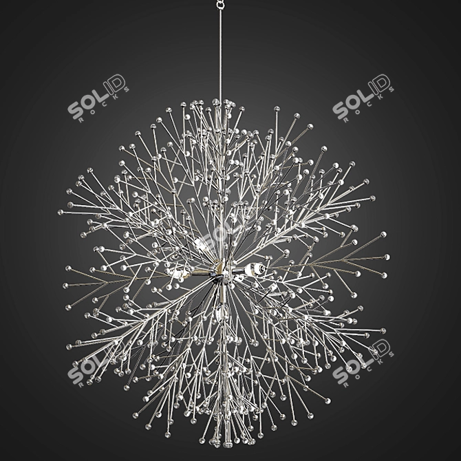 Dunkirk Chandelier: Timeless Elegance 3D model image 1
