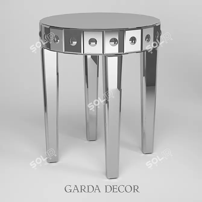 Garda Decor Magazine Table: Stylish and Functional 3D model image 1