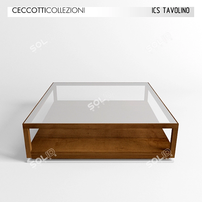 Ceccotti ICS Coffee Table 3D model image 1