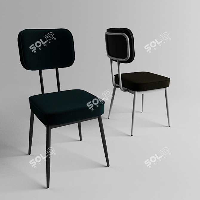 Tsinos P & Son's 475 Metal Chair 3D model image 1