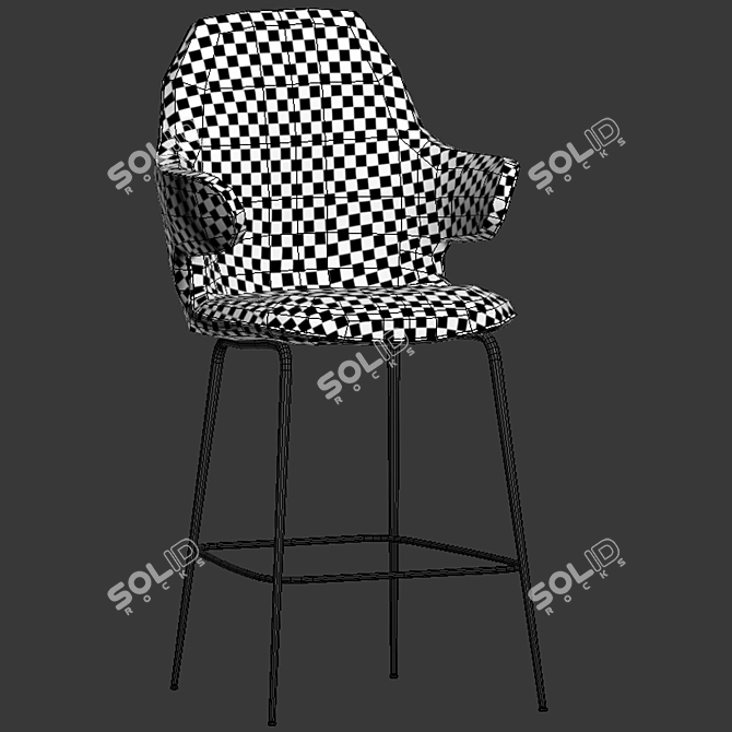 Modern Stool for Catching Tradition 3D model image 3