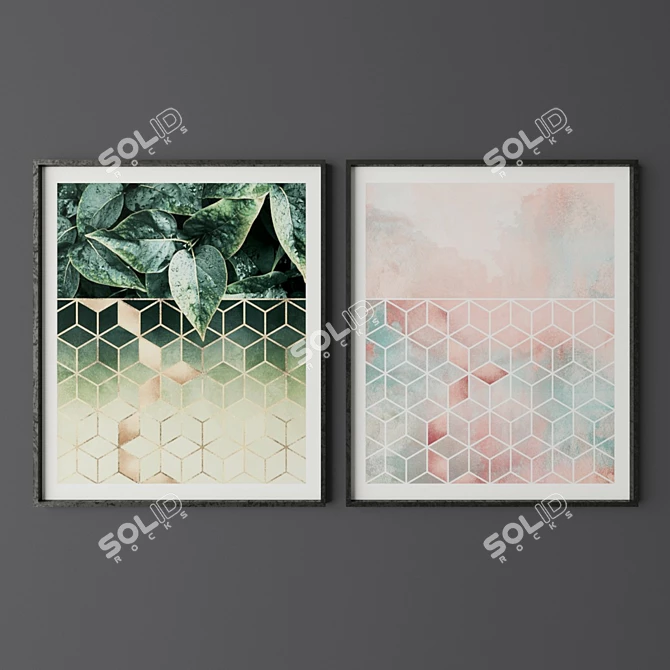 Abstract Print Set: Max 2012, Max 2014, FBX 3D model image 3