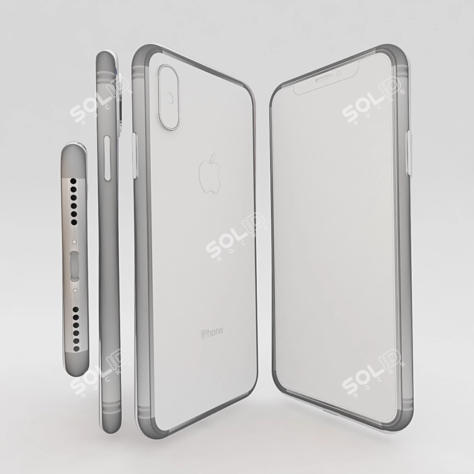 Revolutionary iPhone X: From Apple 3D model image 3