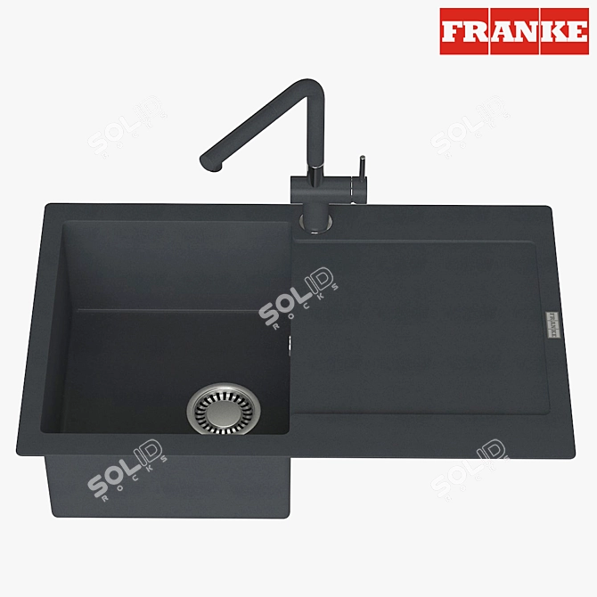 Franke Maris Fragranite Onyx Sink 3D model image 1