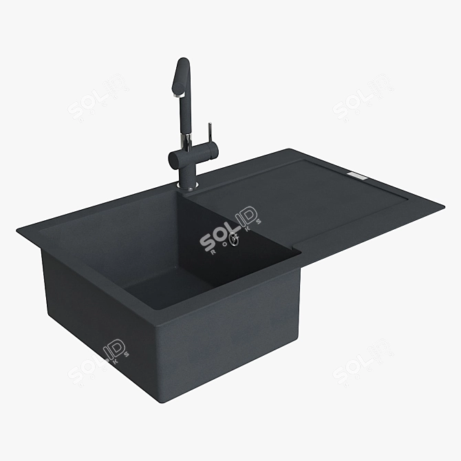 Franke Maris Fragranite Onyx Sink 3D model image 2