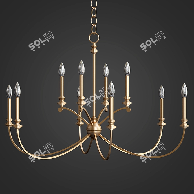 Elegant Lighting Solutions by Alexander 3D model image 1