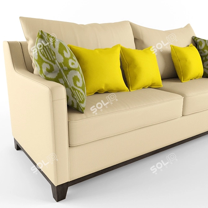 Luxury Miller Sofa: Timeless Elegance for Your Home 3D model image 2