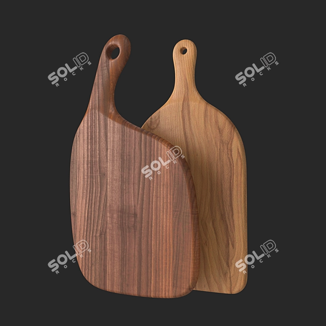 Wooden Boards Set - 3D Models & Textures 3D model image 1