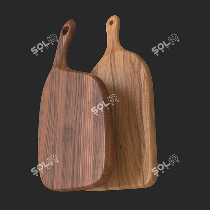 Wooden Boards Set - 3D Models & Textures 3D model image 2