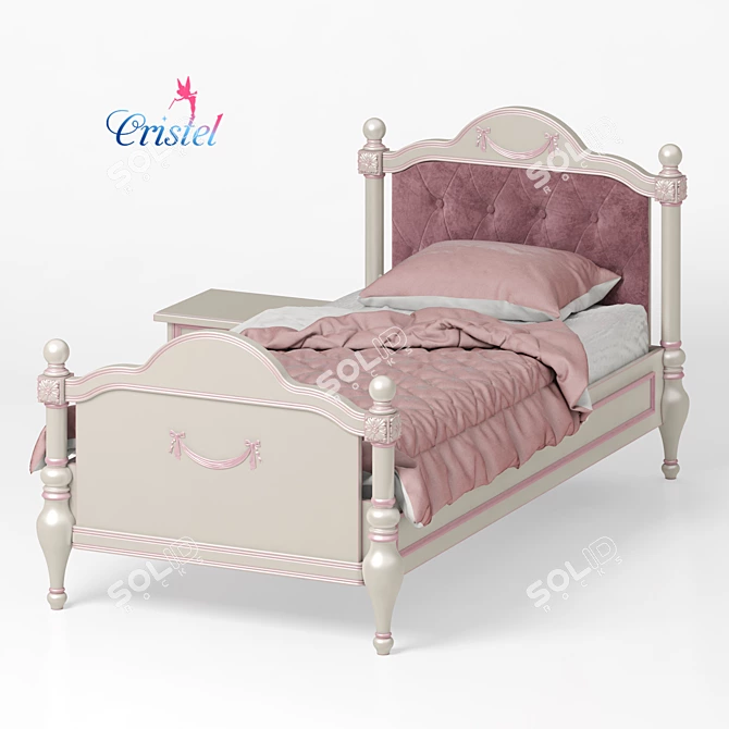 Cristel R-02 Children's Bed Set 3D model image 2
