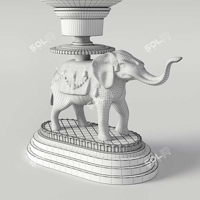 Elegant Eichholtz Table Lamp 3D model image 3