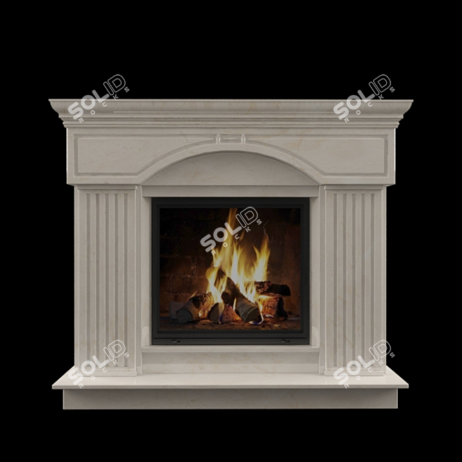 Classic Style Fireplace | Version 10 3D model image 1