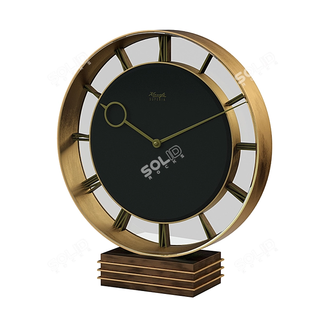 Kienzle Superia Art Deco Clock - Timeless Elegance 3D model image 1