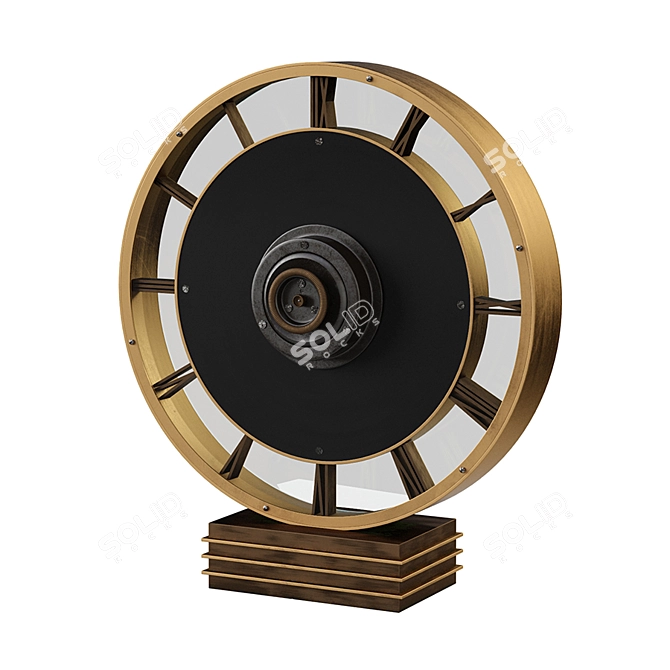 Kienzle Superia Art Deco Clock - Timeless Elegance 3D model image 2