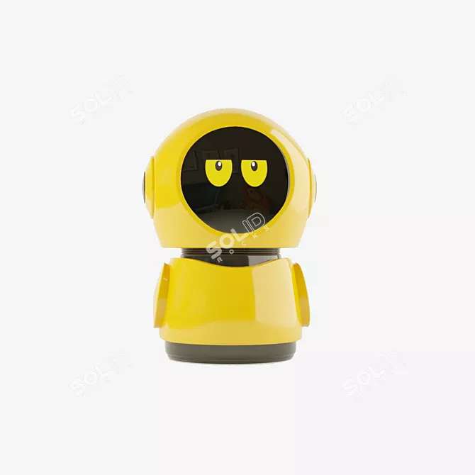 Playful Robo Buddy 3D model image 2