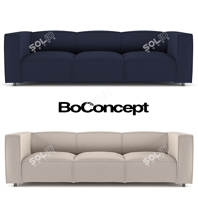 Stylish Carmo Coffee Table 3D model image 1