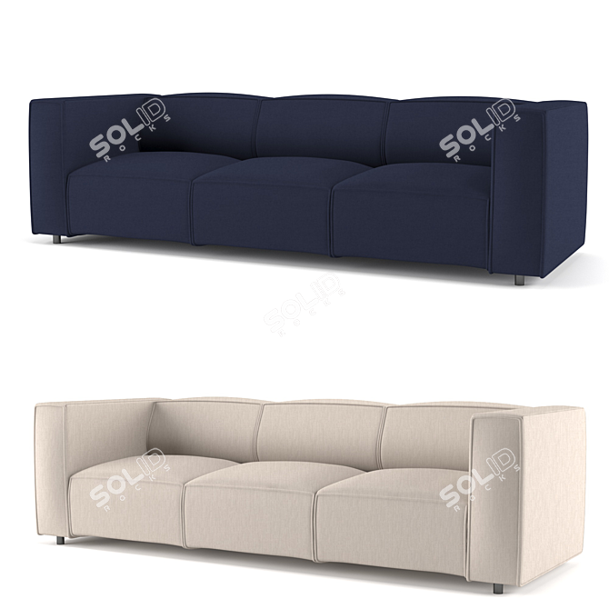 Stylish Carmo Coffee Table 3D model image 2