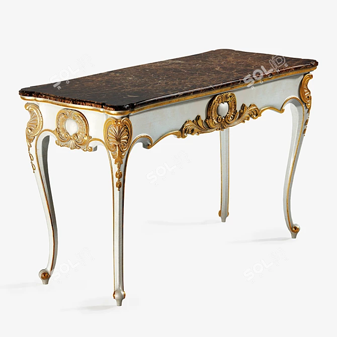 Ebanista St. Dennis Console: Exquisite Elegance 3D model image 1