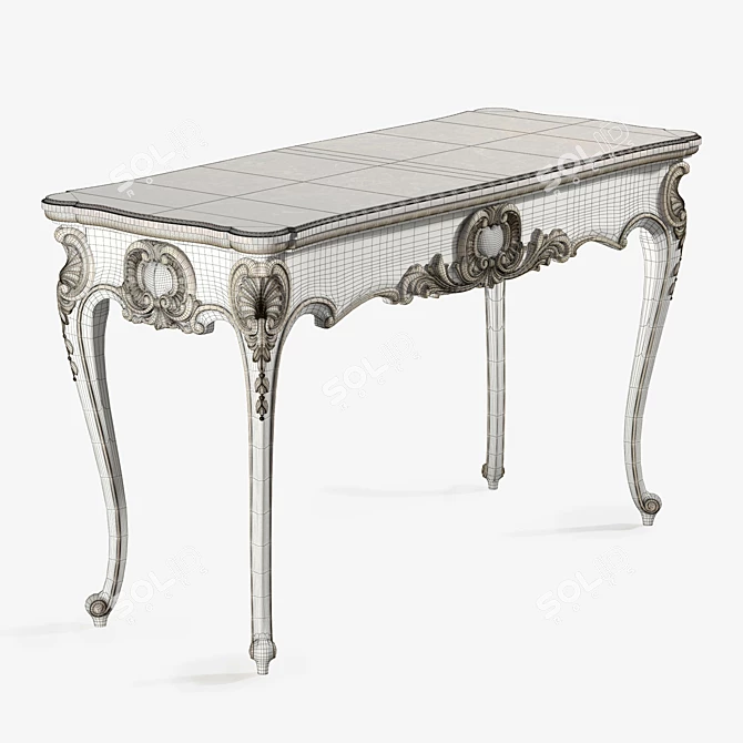 Ebanista St. Dennis Console: Exquisite Elegance 3D model image 3