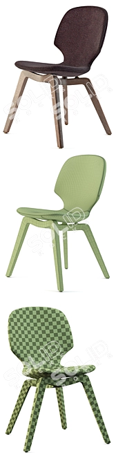Modern Mia Chair: Stylish and Comfortable 3D model image 3