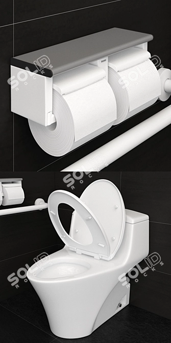 Toto CW923SGUR Toilet & Accessible Equipment 3D model image 2