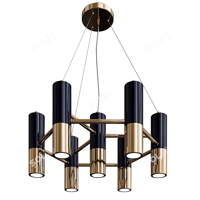 Ultra Suspended Elegance Chandelier 3D model image 1