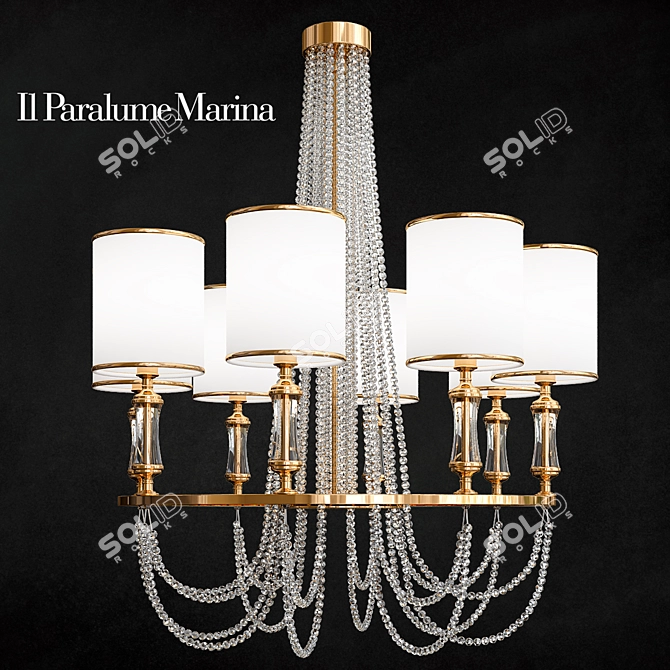 Elegante Marina Chandeliers 3D model image 1