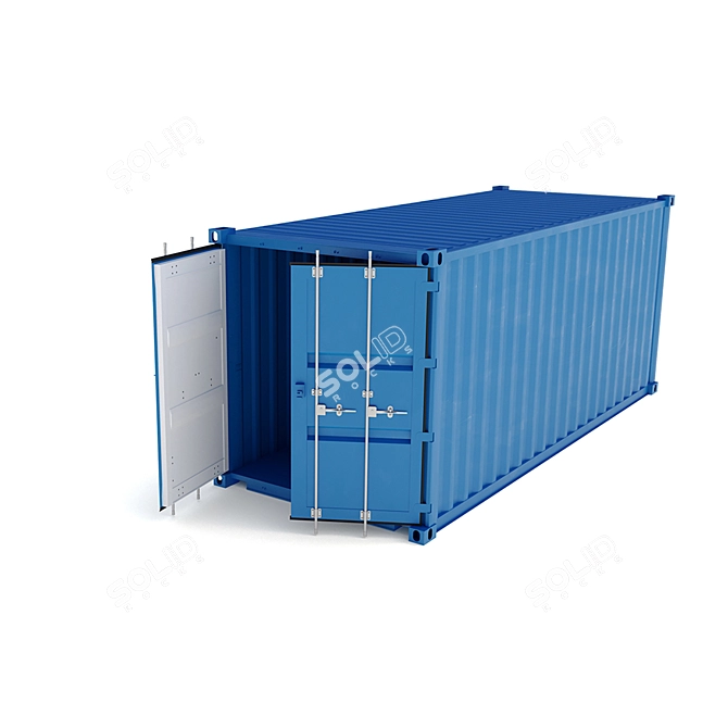 Modular Shipping Container 3D model image 1