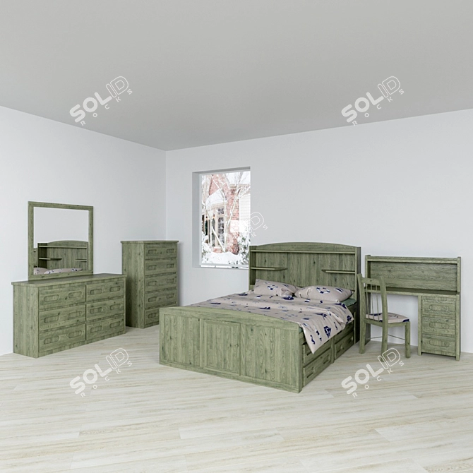 BunkHouse Kids Furniture Set 3D model image 1