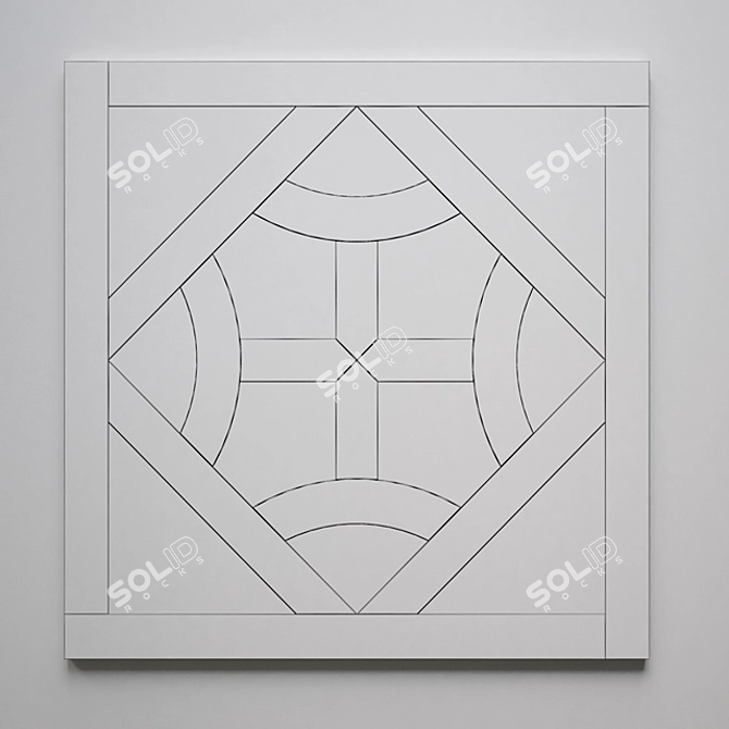 Saint Fargeau Parquet: Classic Elegance 3D model image 3