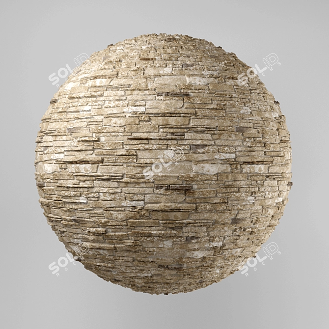 White Hills Teviot: Artificial Stone Masterpiece 3D model image 1