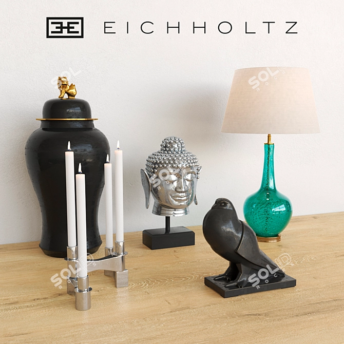 Elegant Eichholtz Decor Set 3D model image 1