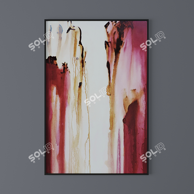 Vibrant Abstract Art Set-43 3D model image 1