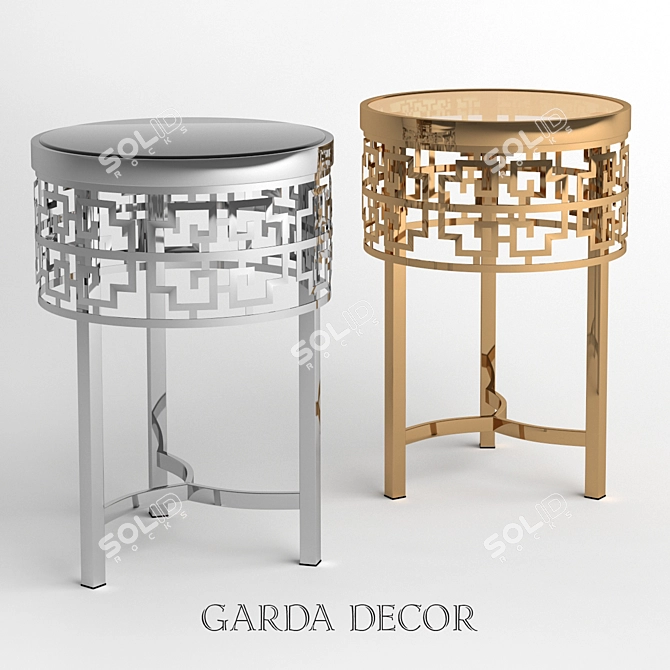 Garda Decor Magazine Table - Sleek and Stylish 3D model image 1