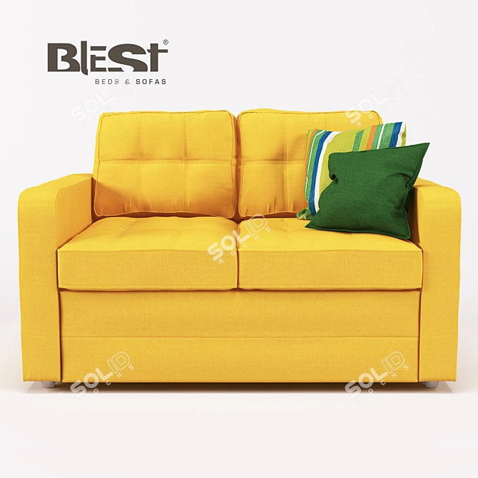 Blest TM Indy DL12 Sofa 3D model image 1